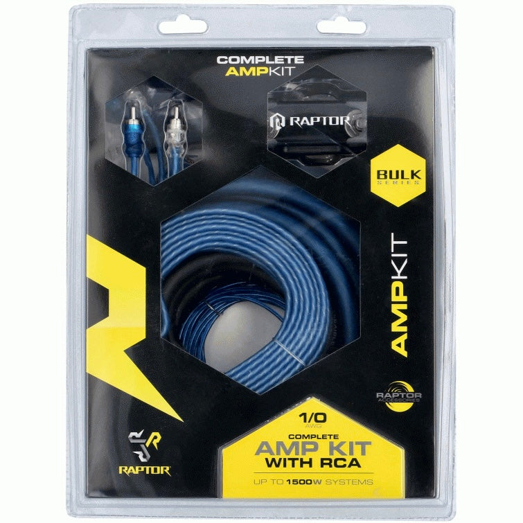 Raptor Bulk Series R2 Amp Installation Kit - 1/0 Gauge (R2AK0)