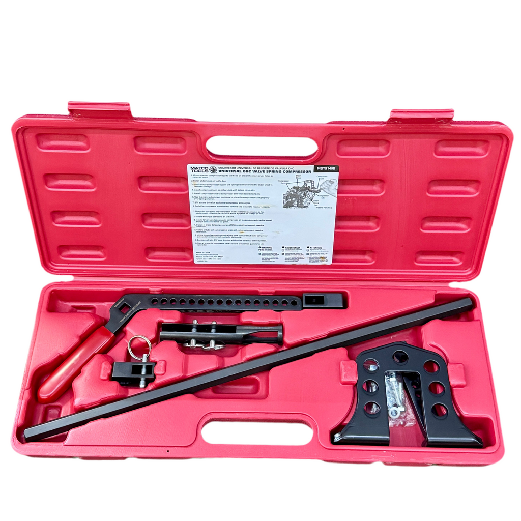 MATCO TOOLS Universal OHC Valve Spring Compressor w/ Hard Case (MST9140B)