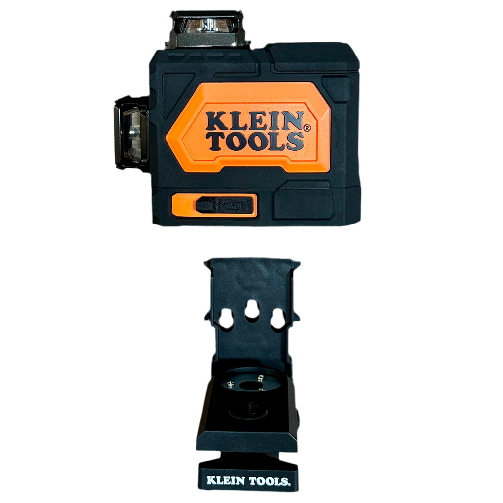 Klein Tools 93PLL Rechargeable Self-Leveling Green Planar Laser Level w/ Hard Case Klein Tools tool with an orange and black design on a white background