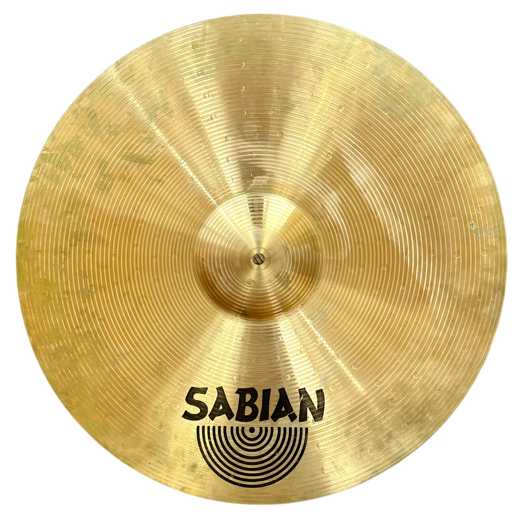SABIAN 20" Ride Cymbal Gold cymbal with Sabian logo on a white background