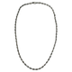 .925 Sterling Silver 15.4G 4MM Anchor Link Chain Necklace Silver chain necklace on a white background