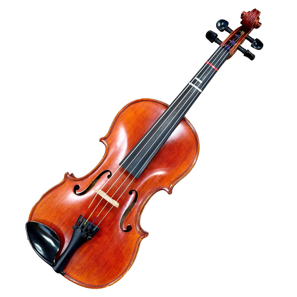 Strobel MA-105 Student Series Viola w/ Hard Case Violin on a wooden floor