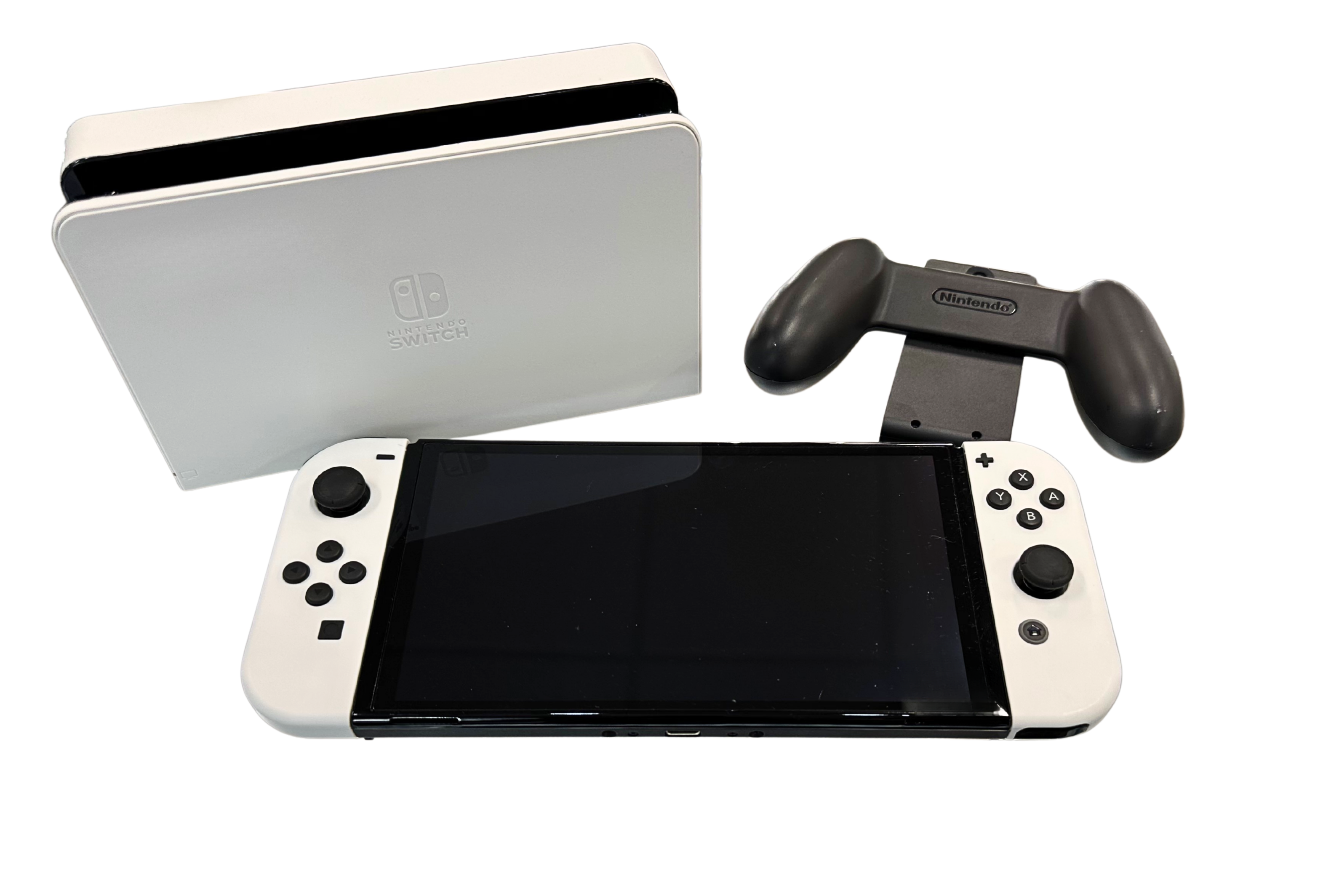 Nintendo Switch OLED Model HEG-001 with White Joy-Cons, Dock
