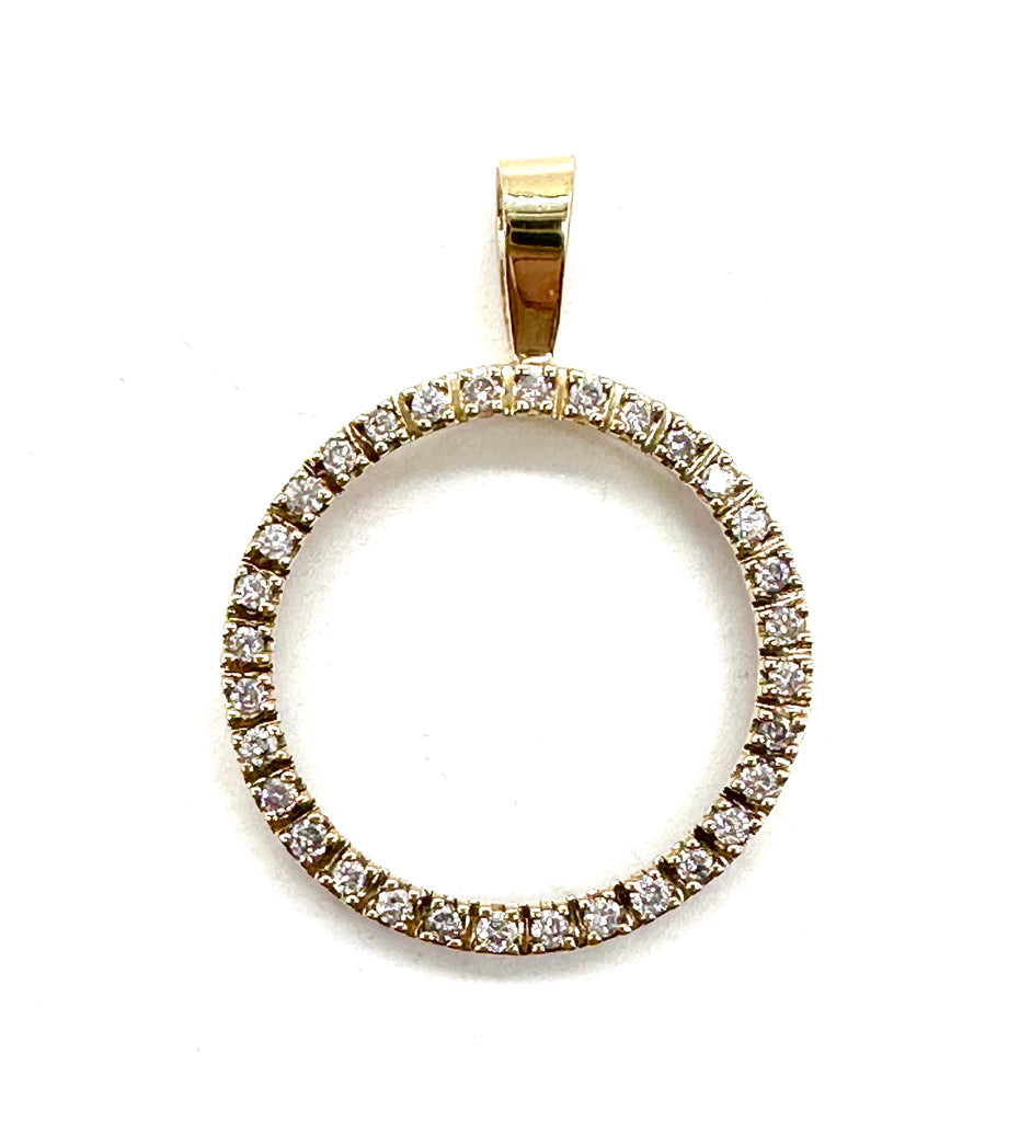 Diamond Circle Pendant