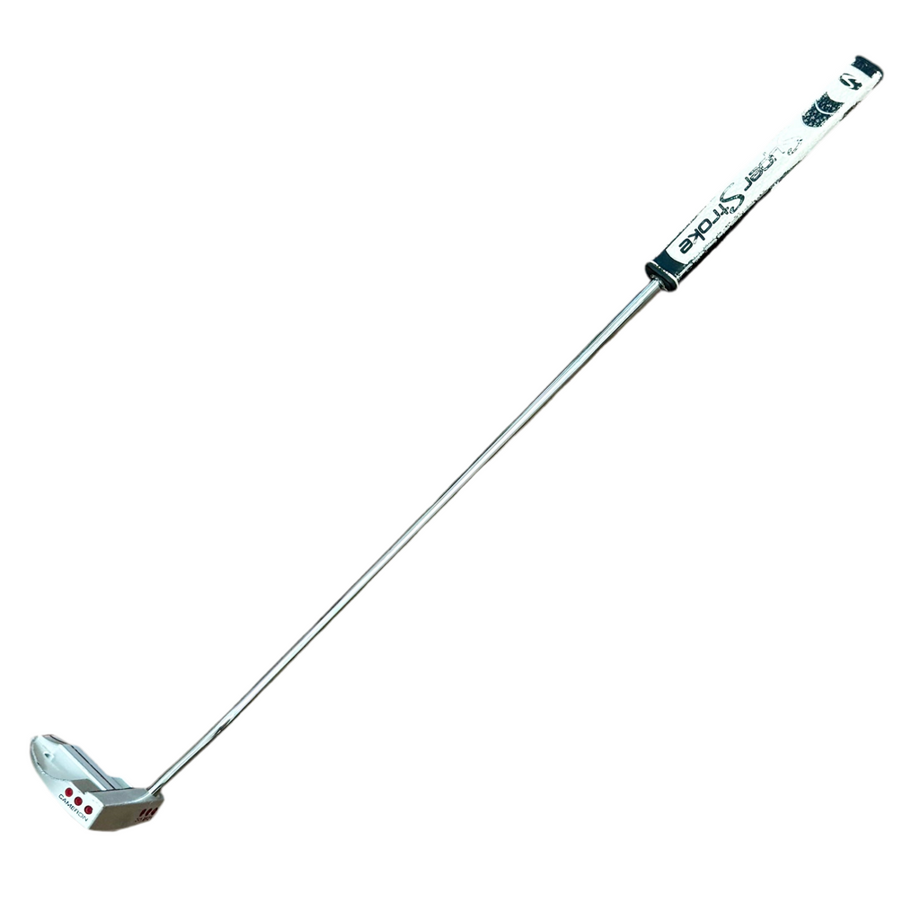 Titleist Scotty Cameron STUDIO SELECT KOMBI Mallet Putter RH Golf Club w/ Headcover Golf club on a white background