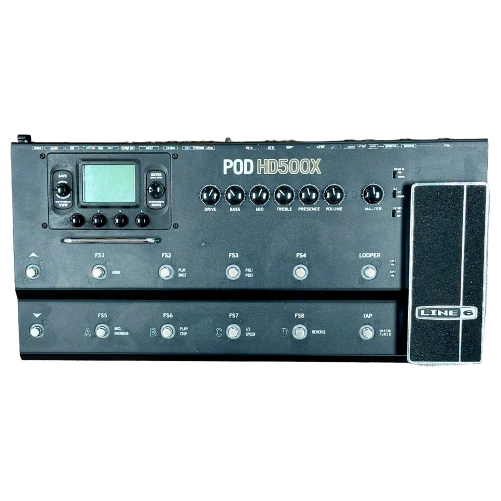 LINE 6 POD HD500X Guitar Multi-Effects Floor Processor Pedal w/ Soft C