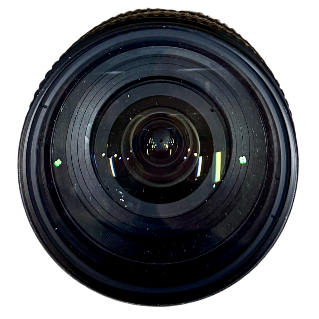 Nikon AF NIKKOR 24-120mm f/3.5-5.6D Camera Lens w/ Front & Rear Caps (F-Mount) Camera lens on a white background