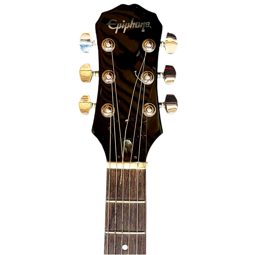 Epiphone SG Standard Electric Guitar headstock with Epiphone logo on a white background