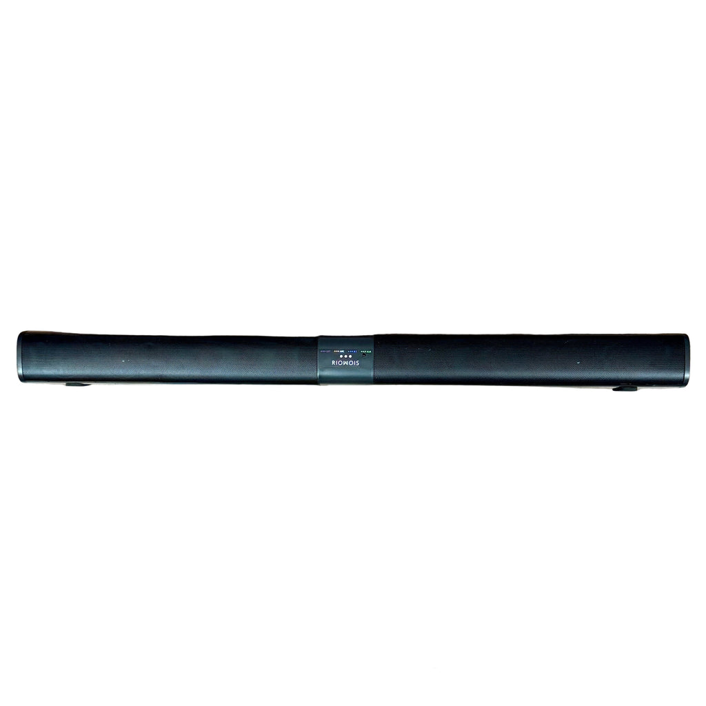 RIOWOIS DS6401D+ 31" TV Sound Bar System w/ Remote Black electronic device on a white background