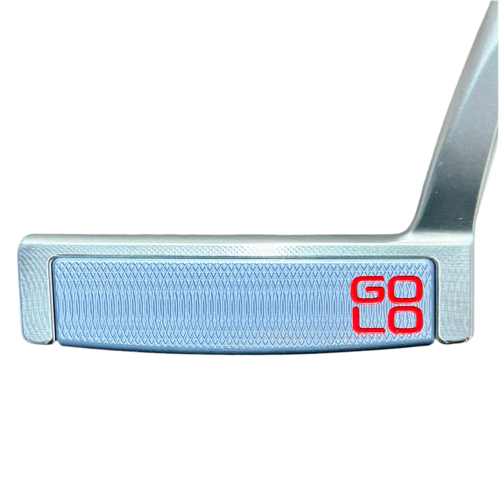 Titleist Scotty Cameron GOLO 3 Mid-Mallet Putter RH Golf Club w/ Headcover Golf putter head with 'GOLO' branding on a white background