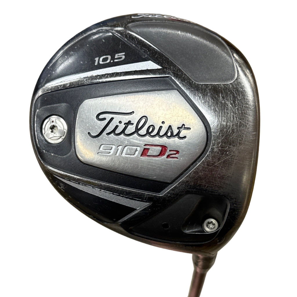 Titleist 910D2 10.5-Degree Driver RH Golf Club Titleist 910 D2 golf club head on a white background