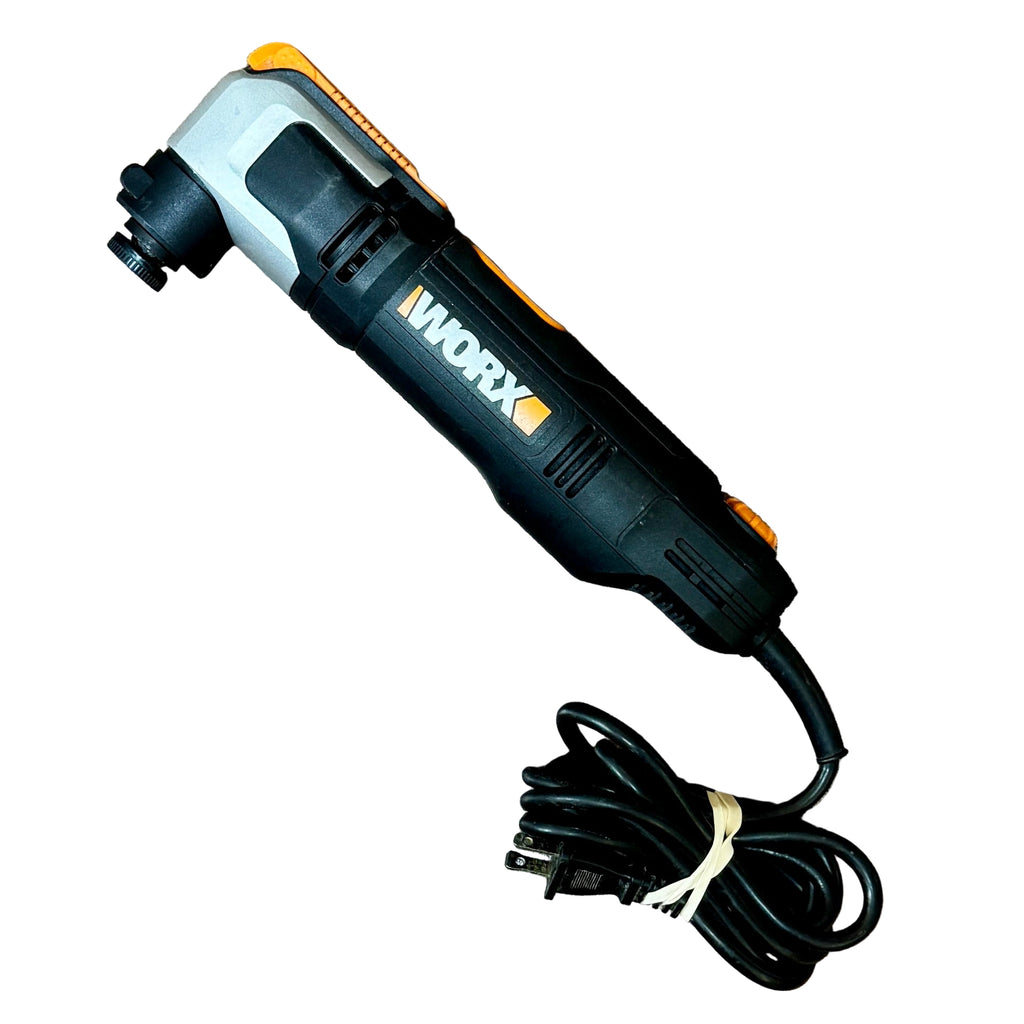 WORX 2.5-Amp Corded Oscillating Multi-Tool (WX686L) WORX power tool on a wooden surface