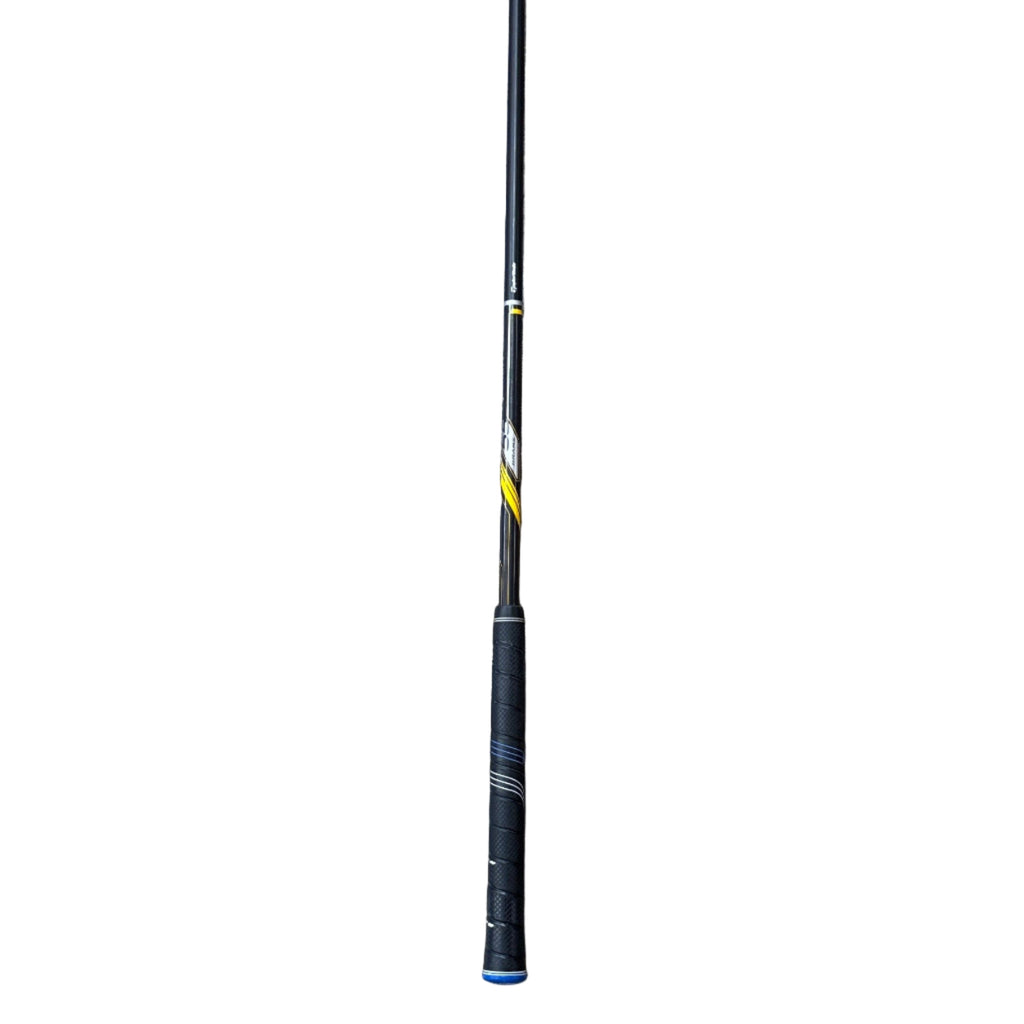 TaylorMade RBZ ROCKETBALLZ 5 Wood RH Golf Club Black fishing rod on a white background