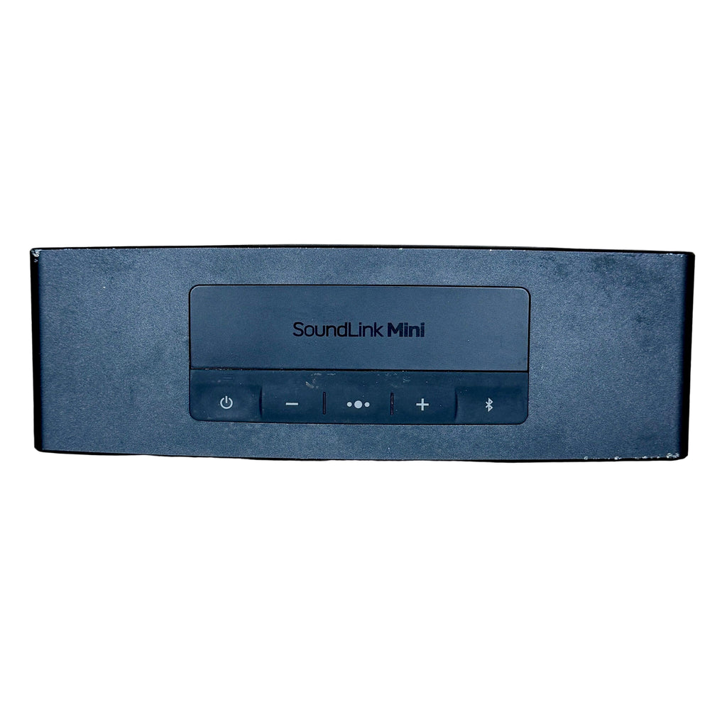 BOSE SoundLink Mini II Special Edition Portable Bluetooth Speaker Black SoundLink Mini device on a wooden surface