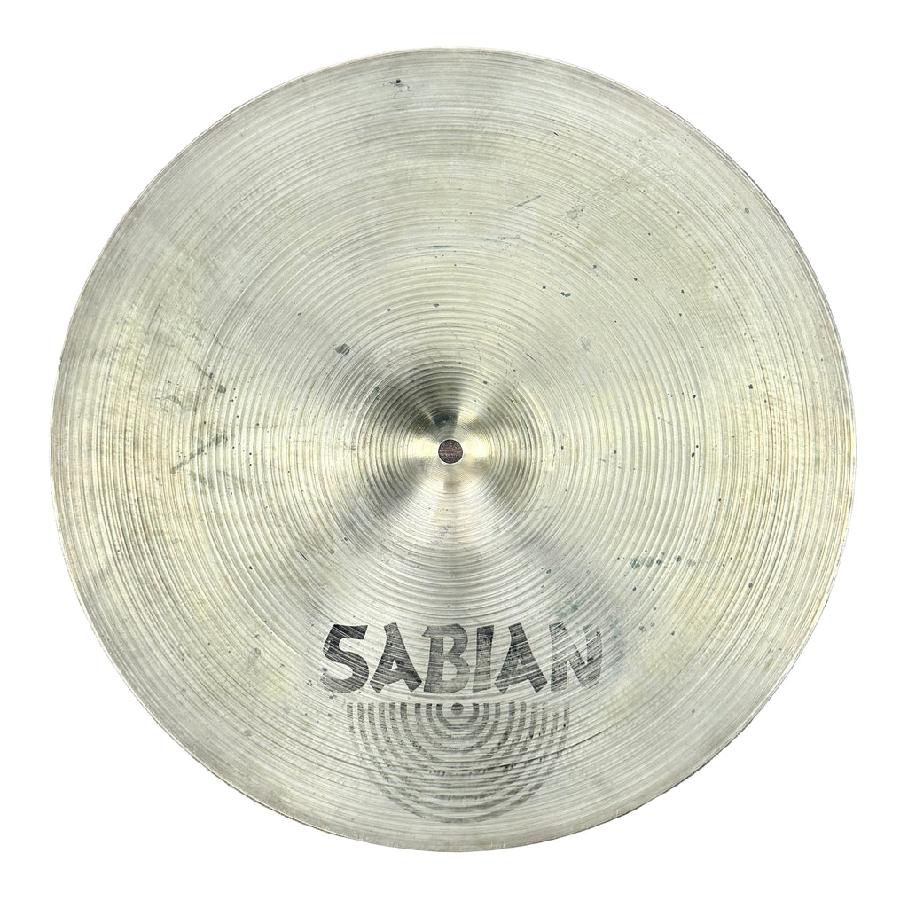SABIAN AA 16" Crash Cymbal Sabian cymbal on a wooden surface