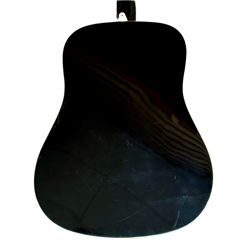 Epiphone Limited Edition PR160EB/TP Acoustic-Electric Guitar Black acoustic guitar body on a white background