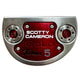 Titleist SCOTTY CAMERON GoLo 5 Mid-Mallet Putter RH Golf Club Scotty Cameron putter head on a wooden floor