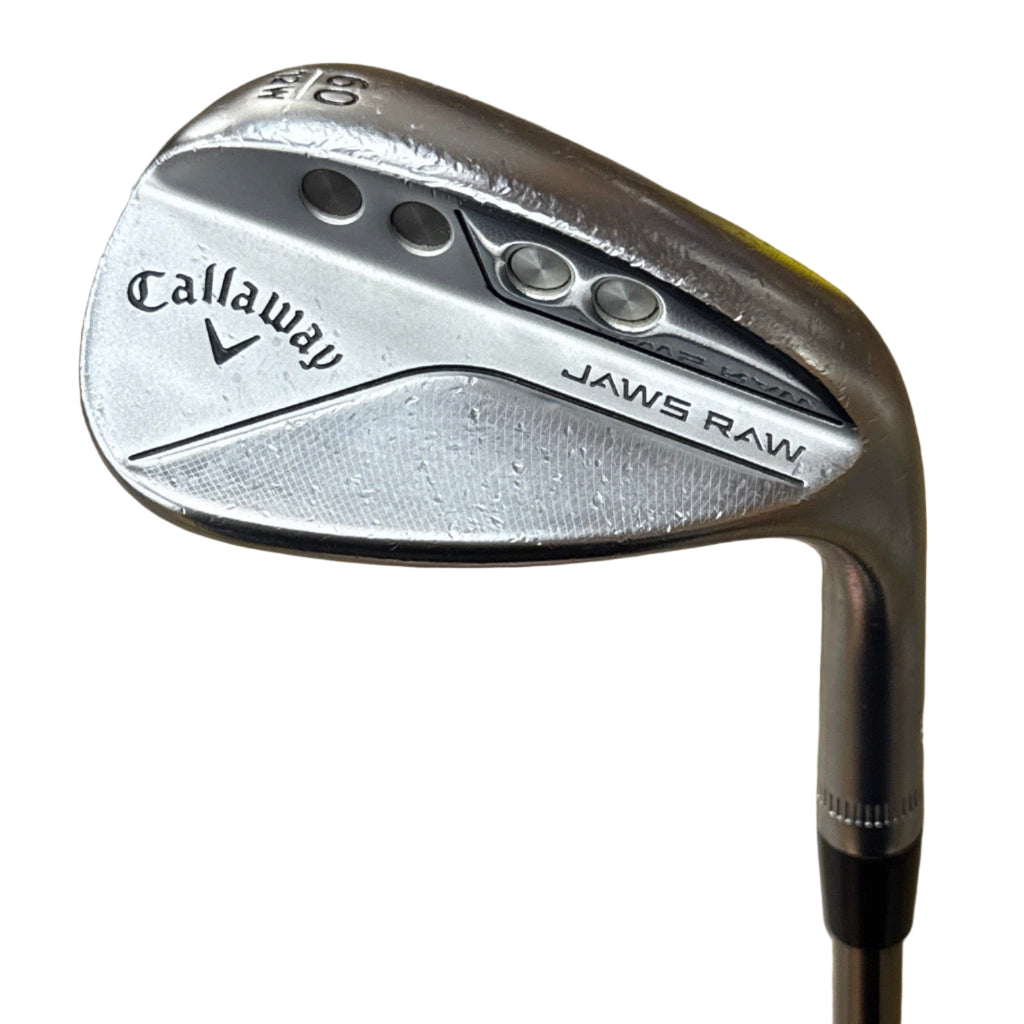 Callaway JAWS RAW 60-Degree Wedge RH Golf Club Callaway golf club head on a white background