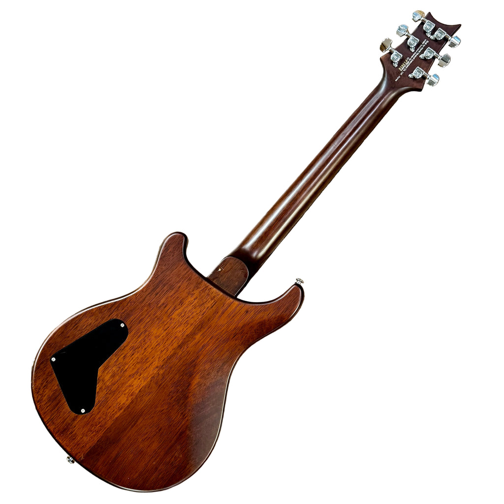 PRS Paul Reed Smith SE Standard Electric Guitar Wooden electric guitar on a wooden floor