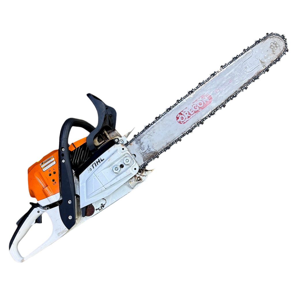 STIHL MS 362 4.6 bhp 59.0 cc 20" Guide Bar Gas-Powered Chainsaw Stihl chainsaw on a white background