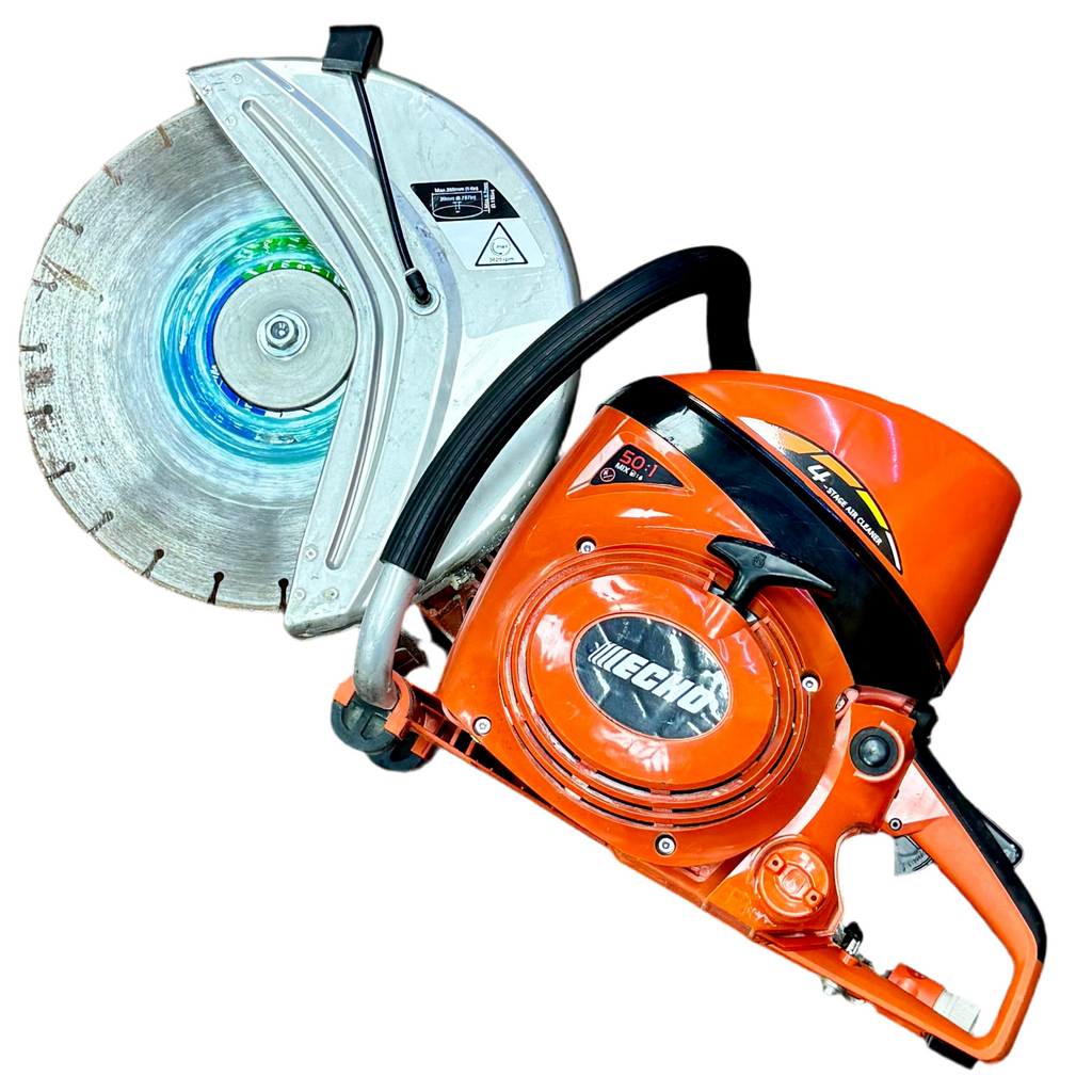 ECHO CSG-7410 14" Concrete Saw Orange circular saw with a visible brand logo on a white background