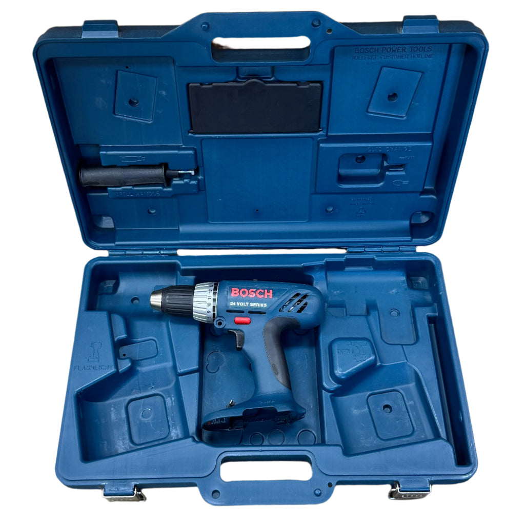 BOSCH 24V 1/2" Power Drill/Driver w/ 2 Batteries & Charger (3960K)