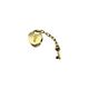 Pandora 14K Yellow Gold Key To My Heart Charm