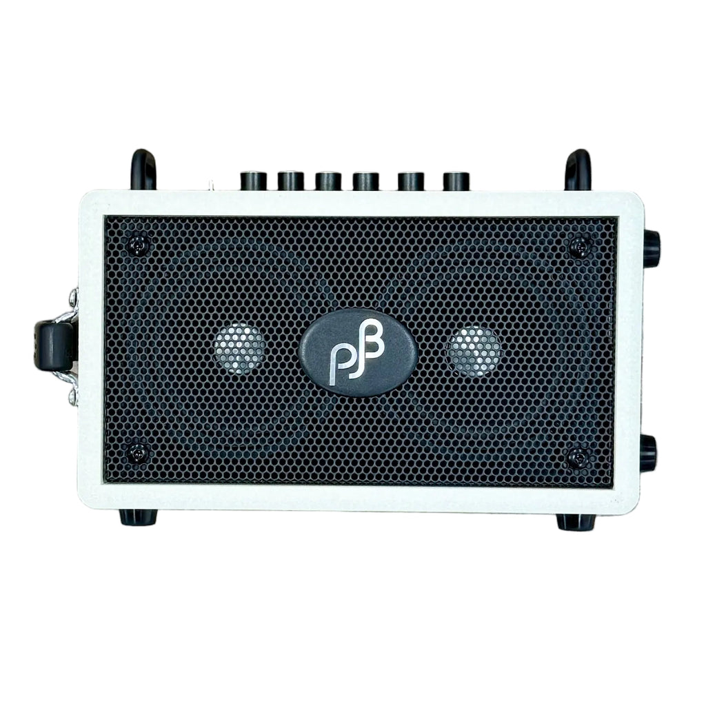 Phil Jones Bass DOUBLE FOUR BG-75 Bass Guitar Combo Amplifier Small amplifier on a wooden floor with a person's feet visible