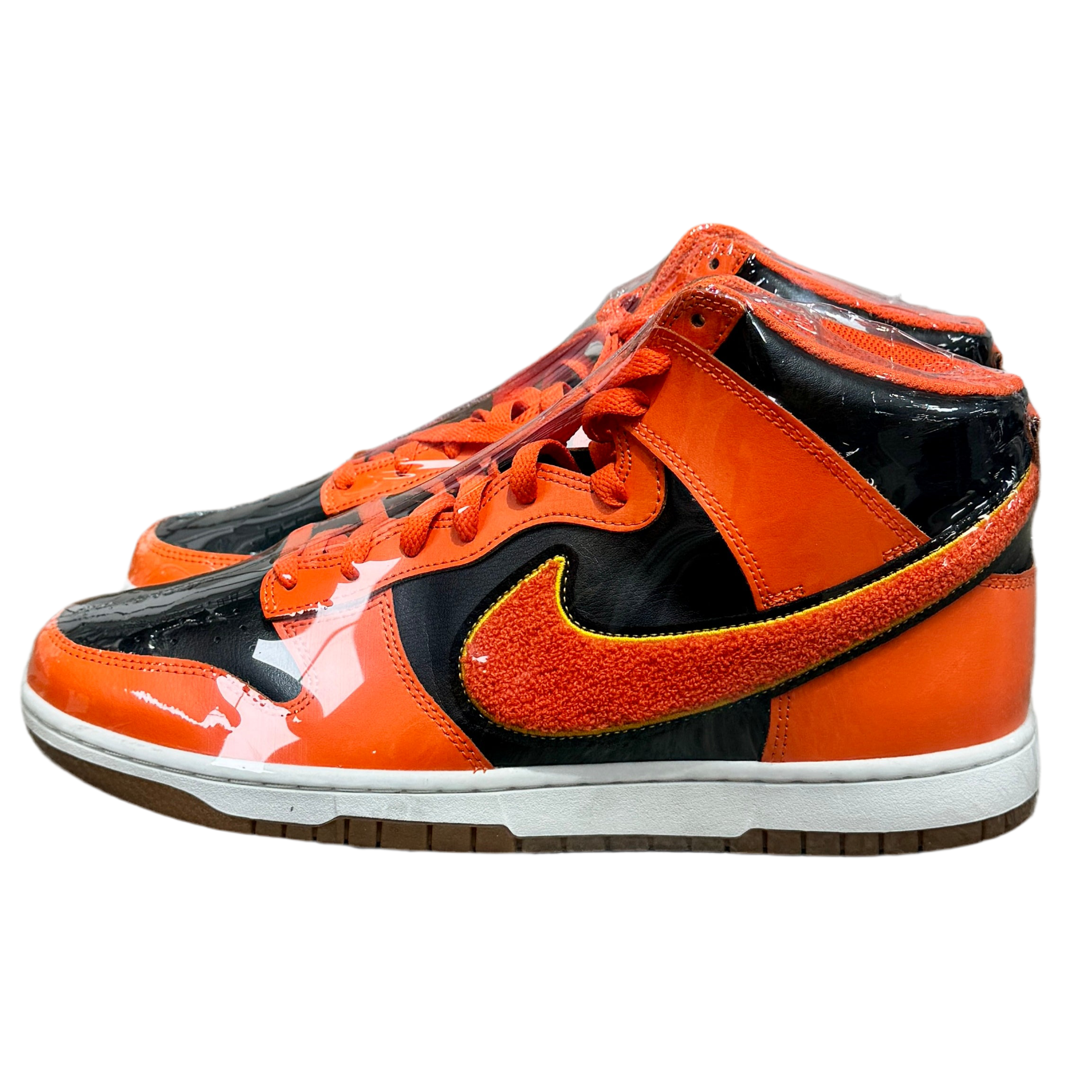 Nike Dunk High Retro - Chenille Swoosh Safety Orange (Size 11.5)