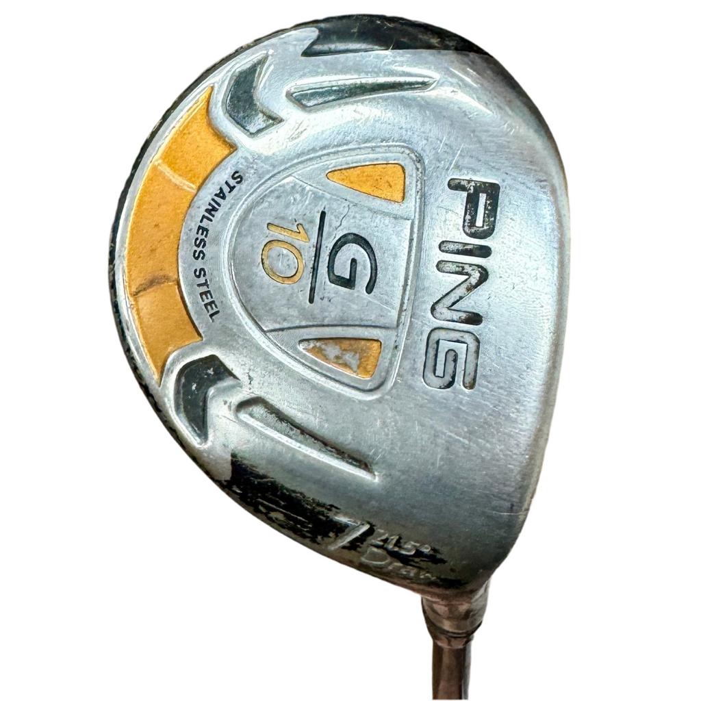 PING G10 7 Wood RH Golf Club Golf club head with 'PING' branding on a white background