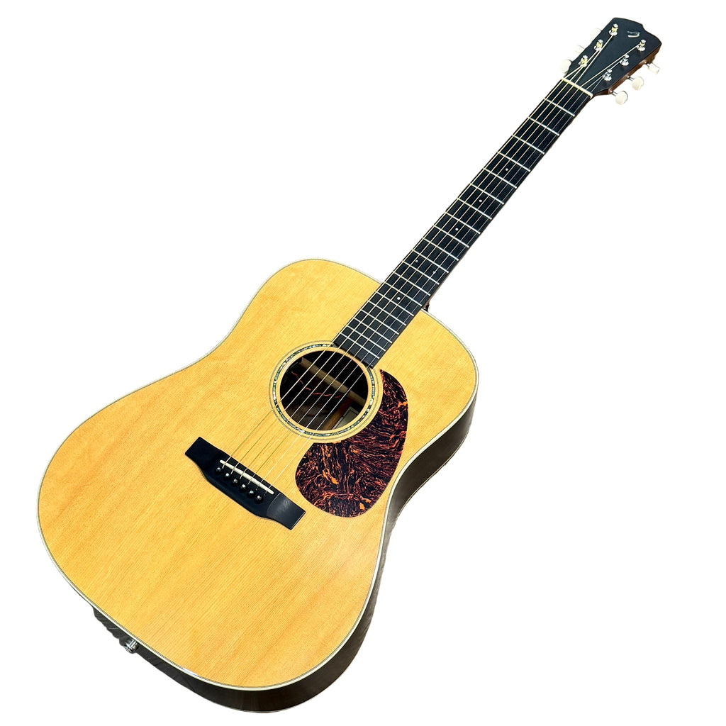 Breedlove American Series D/SRe Acoustic-Electric Guitar w/ Hard Case Acoustic guitar on a wooden floor