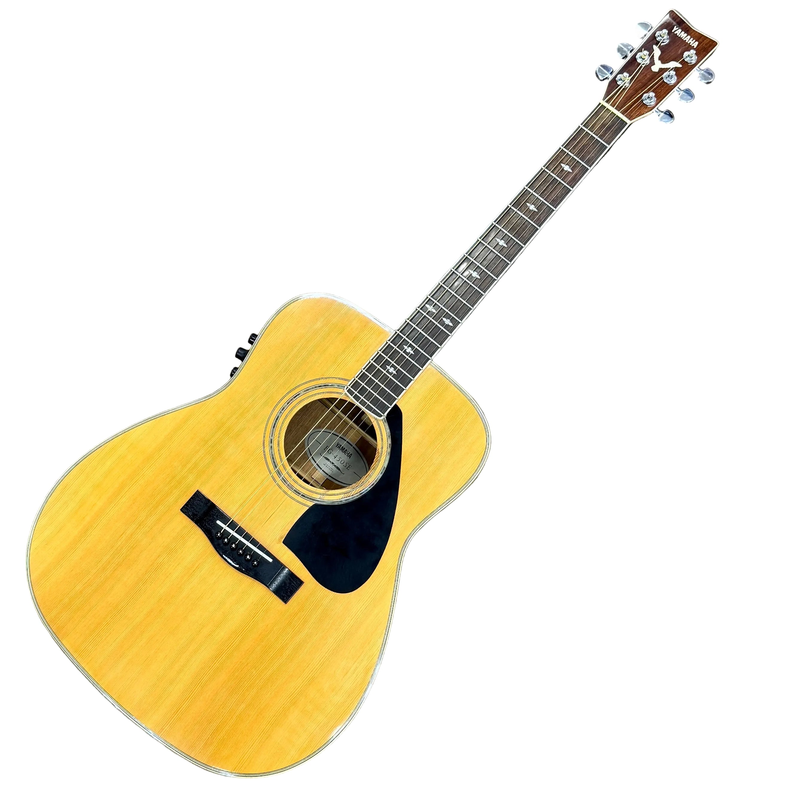 ヤマハギターFG450 YAMAHA FG-450SE Acoustic-Electric Guitar - Gloss Natural