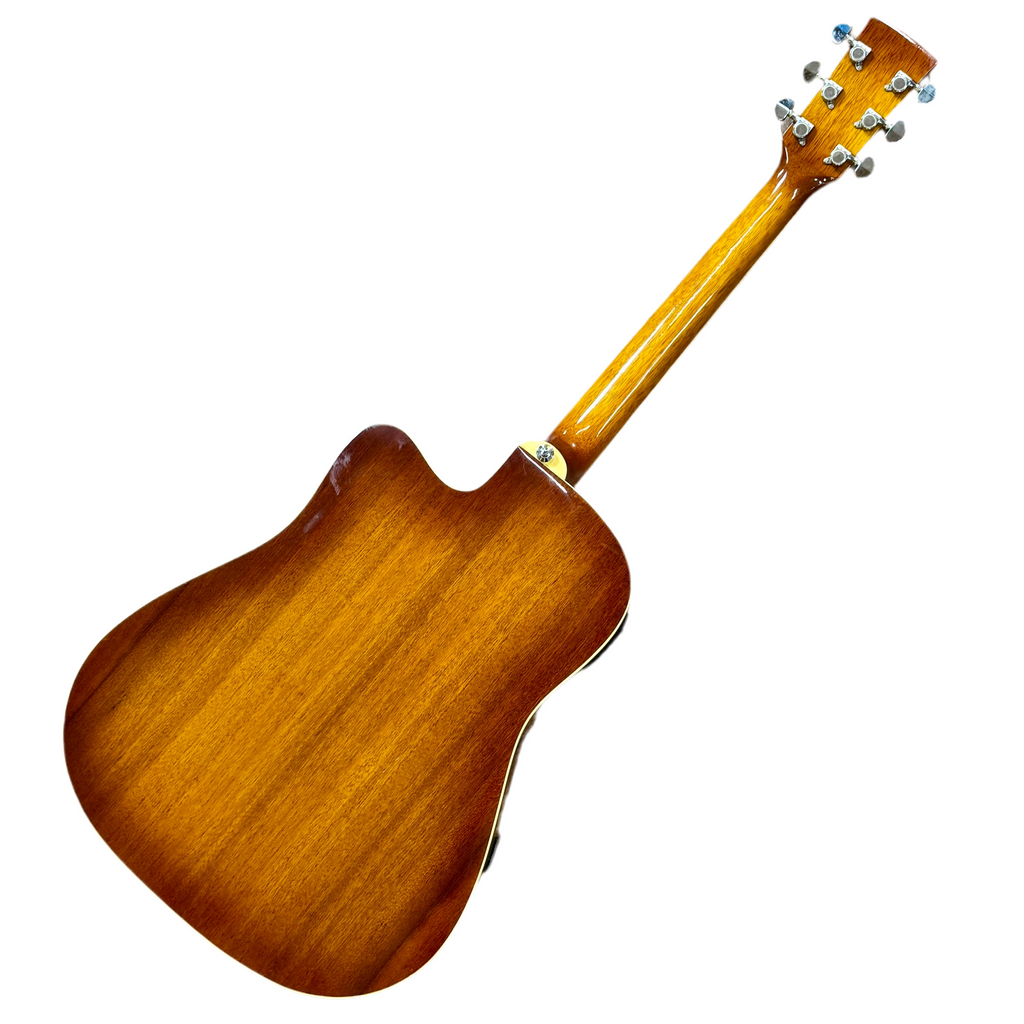 Ibanez PF25ECEWC-LVS 3U-01 Acoustic-Electric Guitar w/ Hard Case Wooden acoustic guitar on a white background