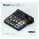 RODE RODECASTER DUO Integrated Audio Production Studio Rodecaster Duo audio production studio on a white background with Rode branding.