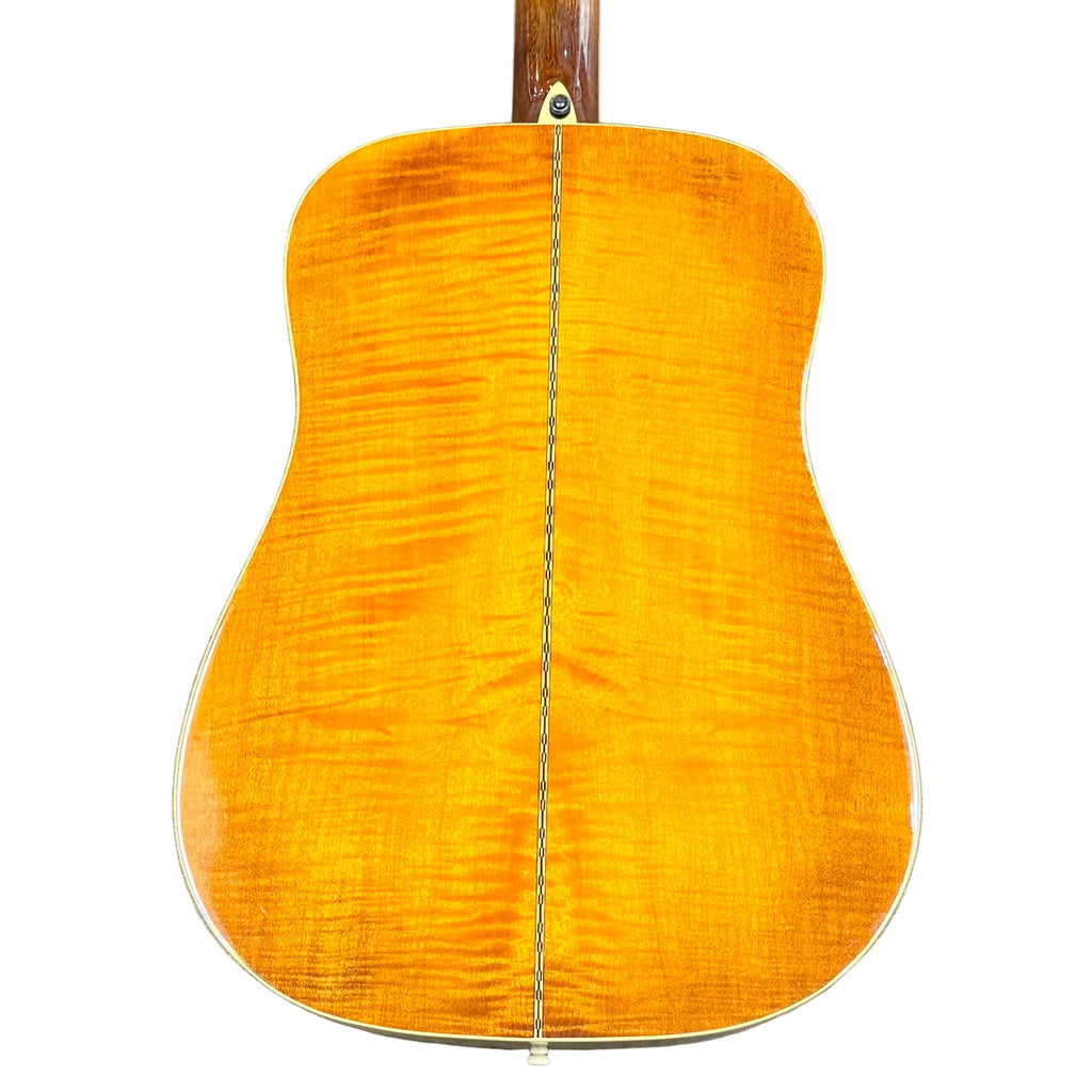 Ibanez Artwood Series AW200 Left-Handed Acoustic Guitar w/ Soft Case Acoustic guitar with a tortoiseshell pattern on a wooden surface