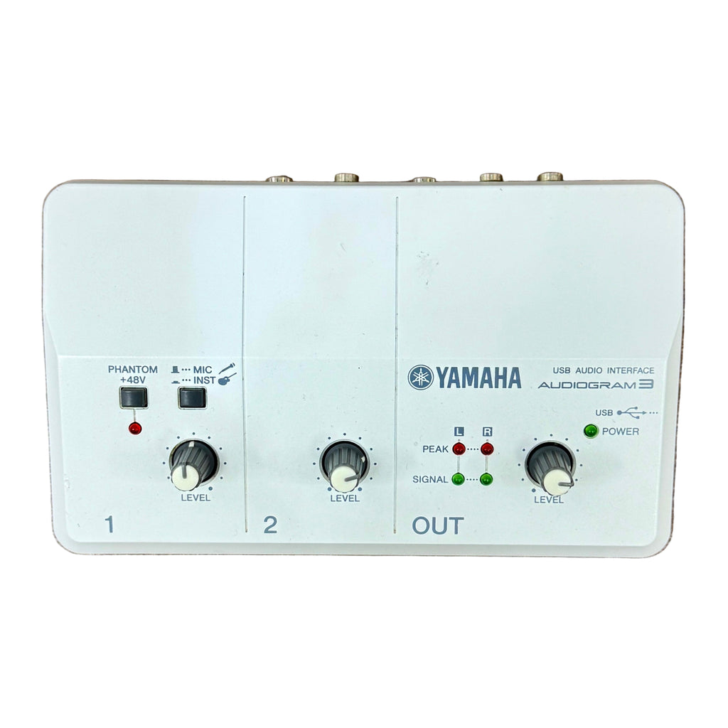 Yamaha AUDIOGRAM3 USB Audio Interface Yamaha USB audio interface on a white background