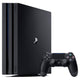 Sony PlayStation 4 Pro Console - 1TB Black gaming console and controller on a white background