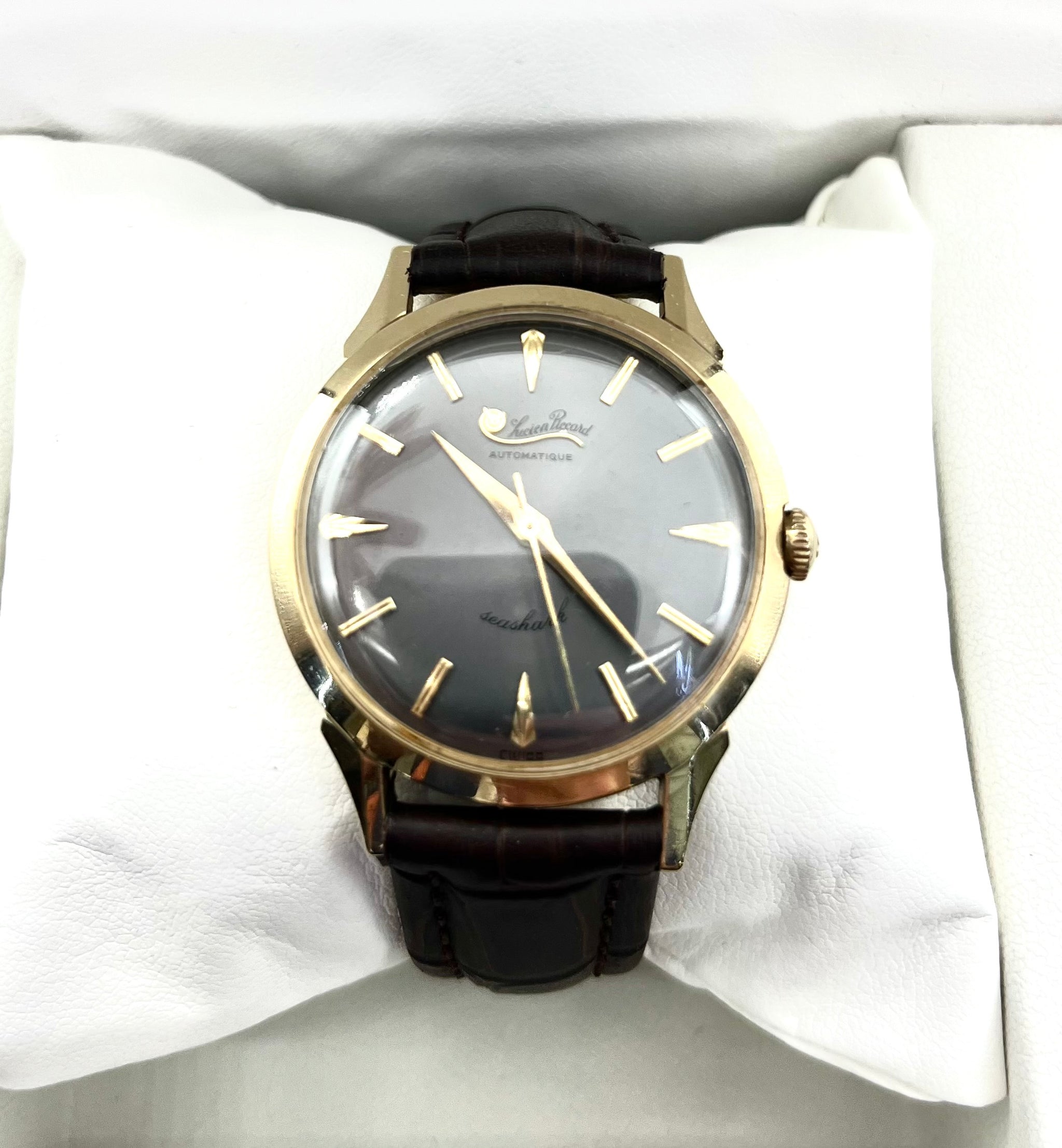 Vintage Lucien Piccard SeaShark Automatic Movement 14k Watch Dick s Pawn Superstore