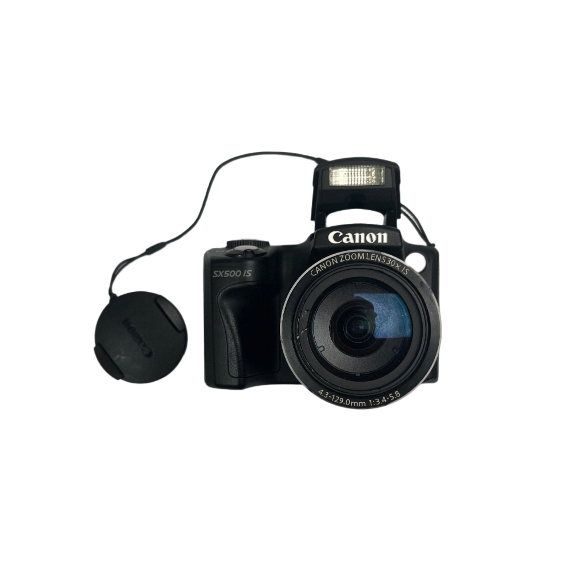 Canon shops Powershot SX500 Is 4.3-129.0mm (w/case)