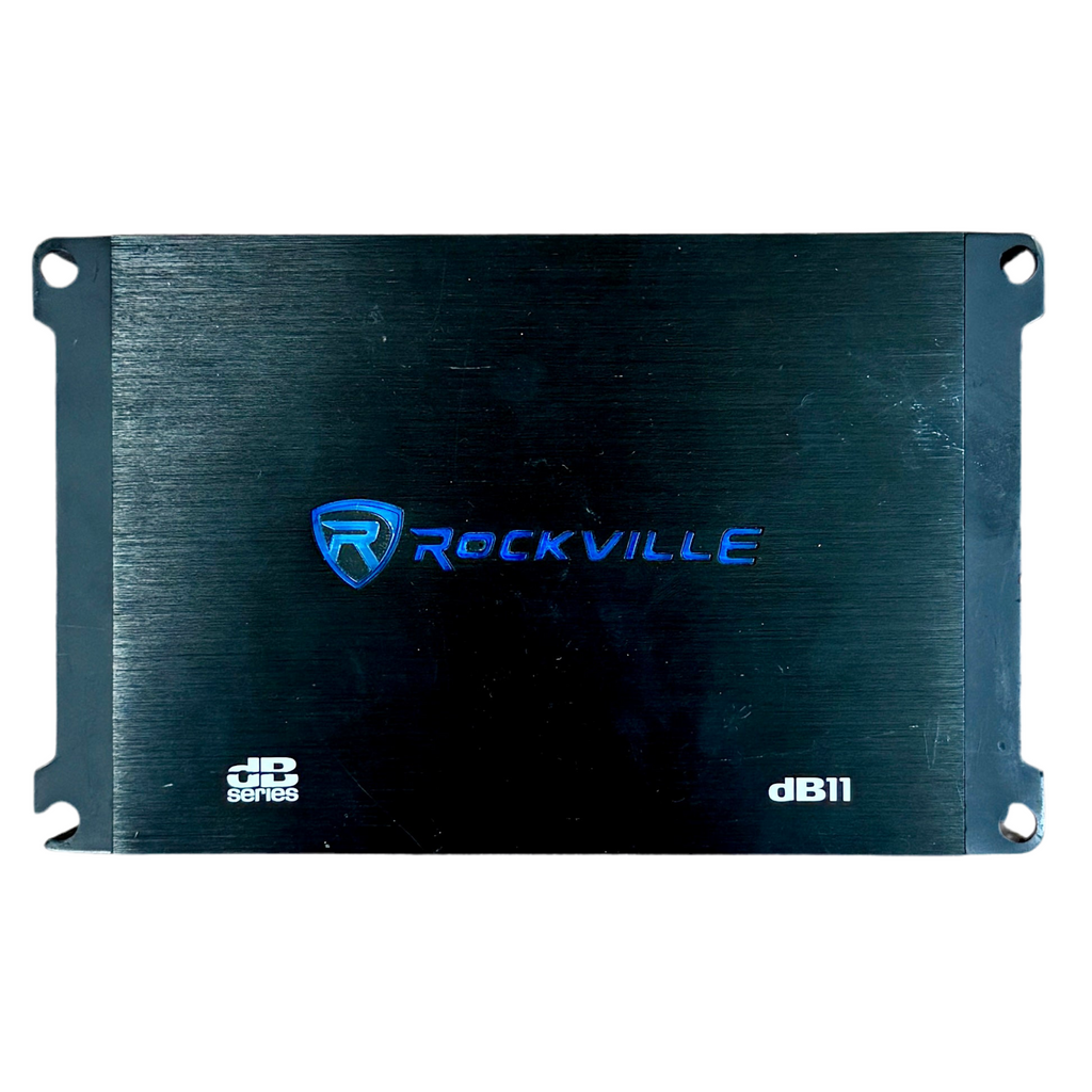 Rockville dB11 amplifier on a white background