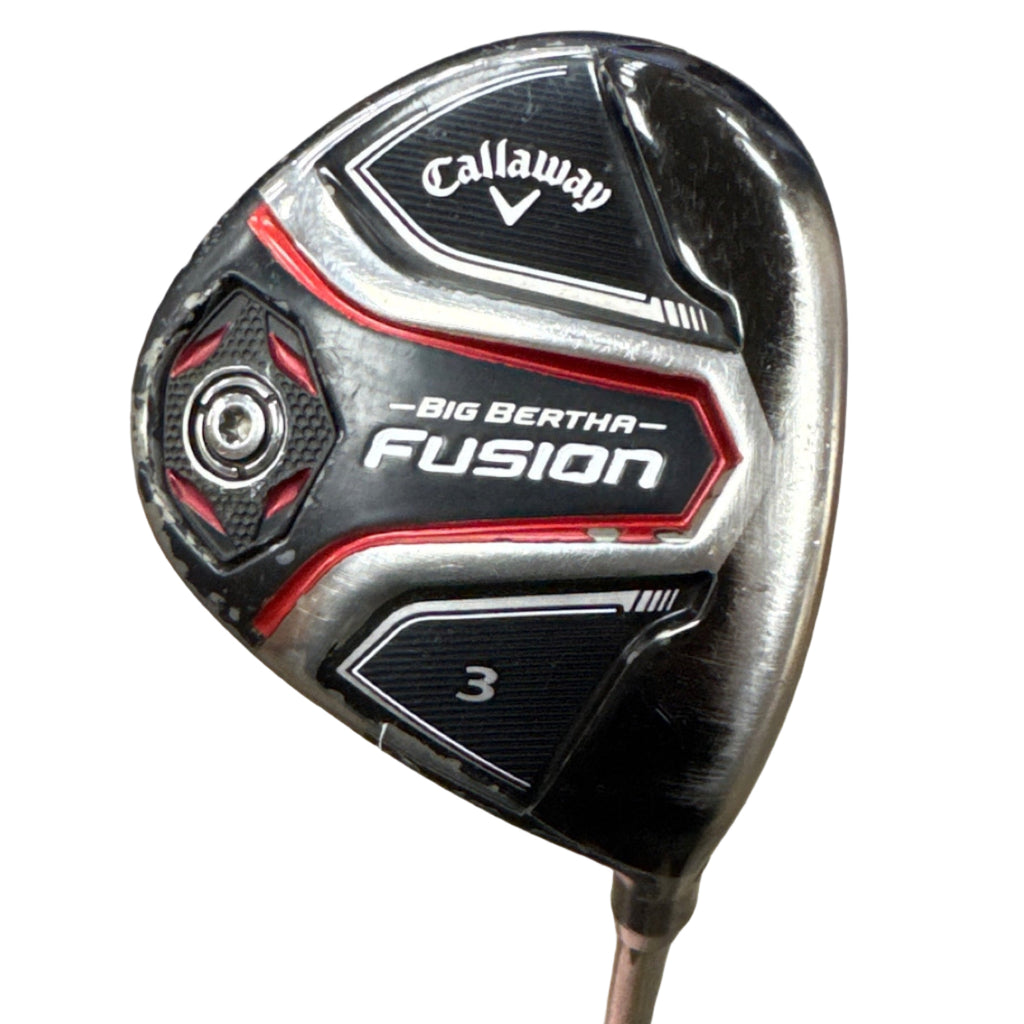 Callaway BIG BERTHA FUSION 3 Wood RH Golf Club Callaway Big Bertha Fusion golf club head on a white background