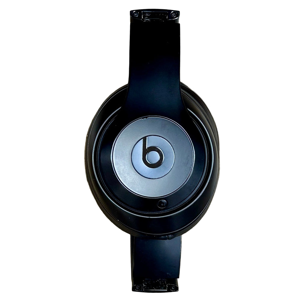 Apple Beats Studio3 Wireless Noise Cancelling Over-Ear Headphones - Matte Black Beats by Dre headphones on a white background