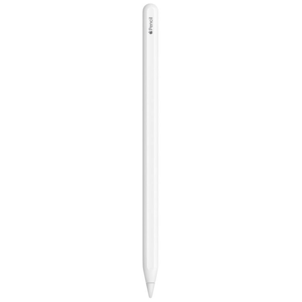 Apple Pencil - 2nd Generation - White (MU8F2AM/A) White Apple Pencil on a white background
