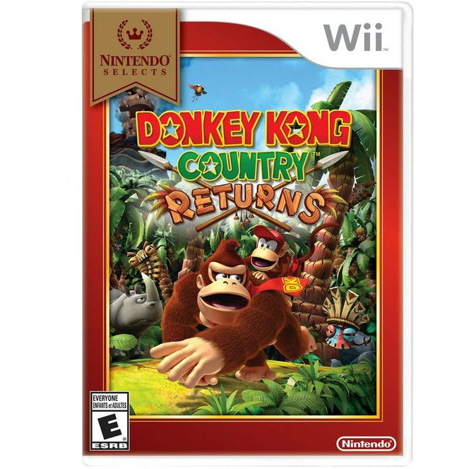Donkey Kong Country Returns game cover for Nintendo Wii