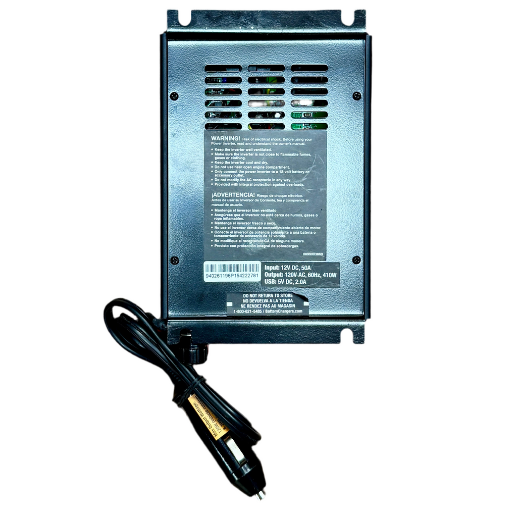 Schumacher Electric SI2 410W Power Converter back