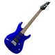 Ibanez GiO GSA60 Electric Guitar Blue electric guitar on a wooden floor