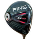 PING G410 5 Wood RH Golf Club - ALTA CB 65 SR Shaft Golf club head with 'PING' branding on a wooden floor