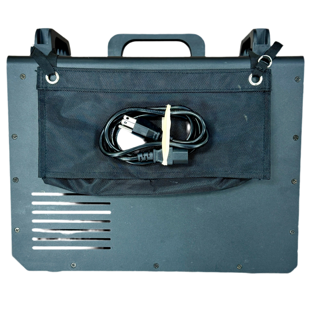 4Patriots Patriot Power Solar Generator 1800 Black portable power station with cables and connectors on a white background