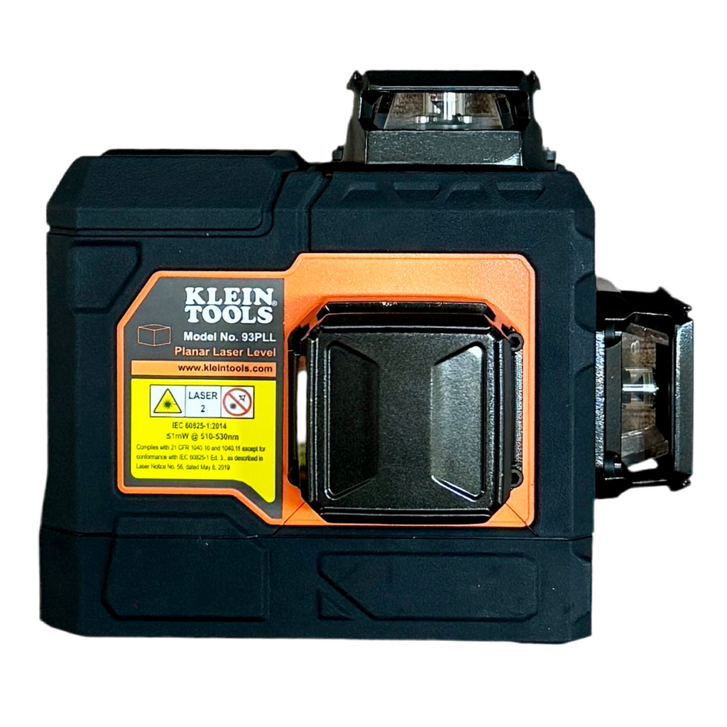 Klein Tools 93PLL Rechargeable Self-Leveling Green Planar Laser Level w/ Hard Case Klein Tools laser level on a white background