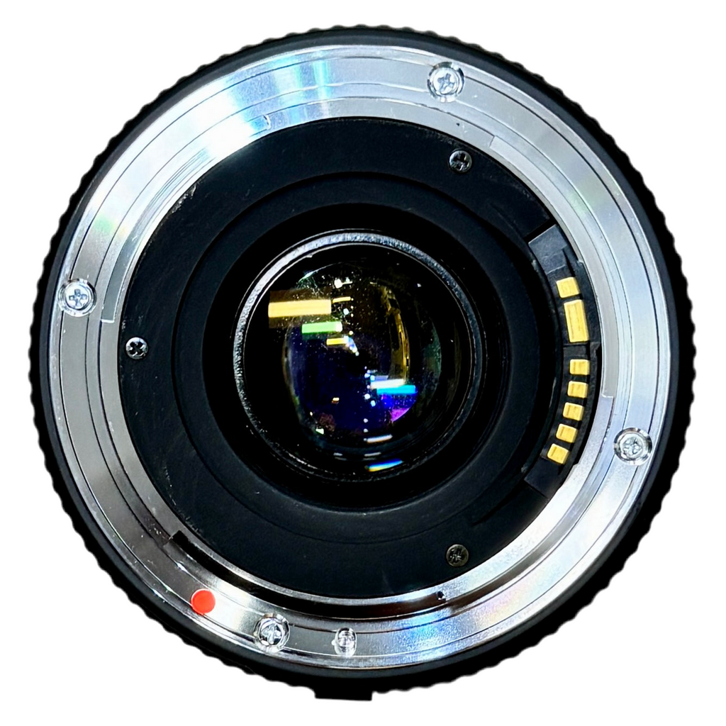 SIGMA 70-300mm f/4-5.6 APO Camera Lens w/ Caps & Case (Canon AF) Camera lens on a white background